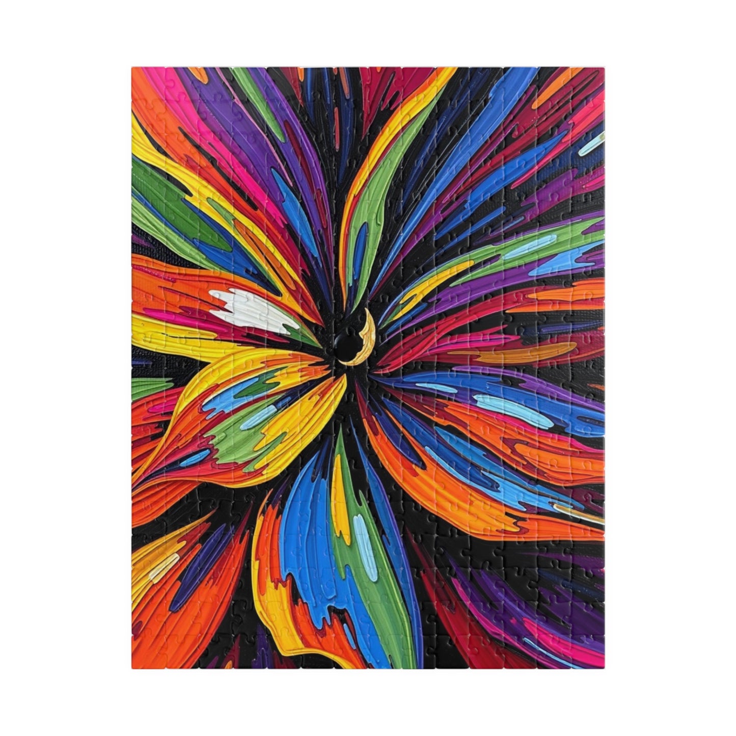 Close-up Abstract Flower Jigsaw Puzzle - Colorful Floral Art 252 pcs (Vertical) Puzzle The Puzzle Chest