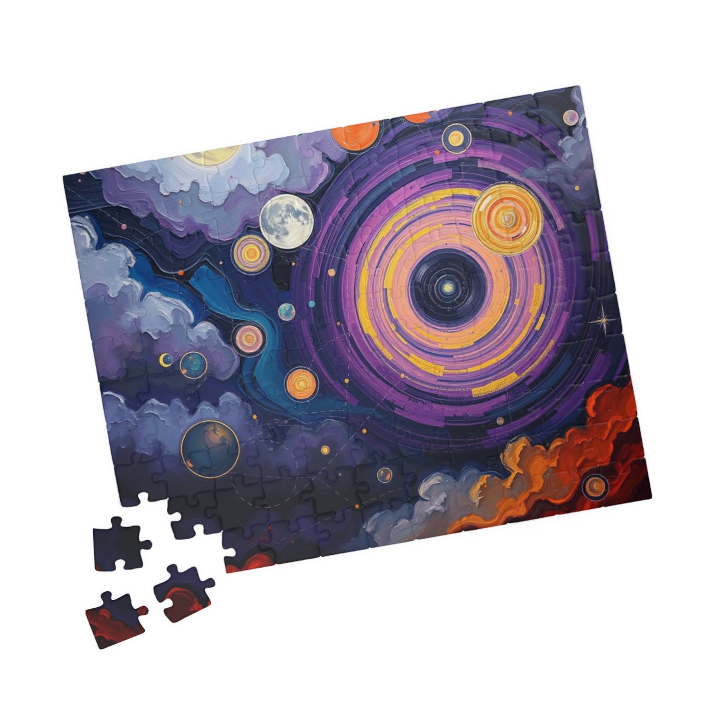 Cosmic Galaxy Abstract Puzzle for Adults, Space-Themed Game for Family Activity, Solo Fun, Holiday or Birthday Gift for Friends Puzzle The Puzzle Chest