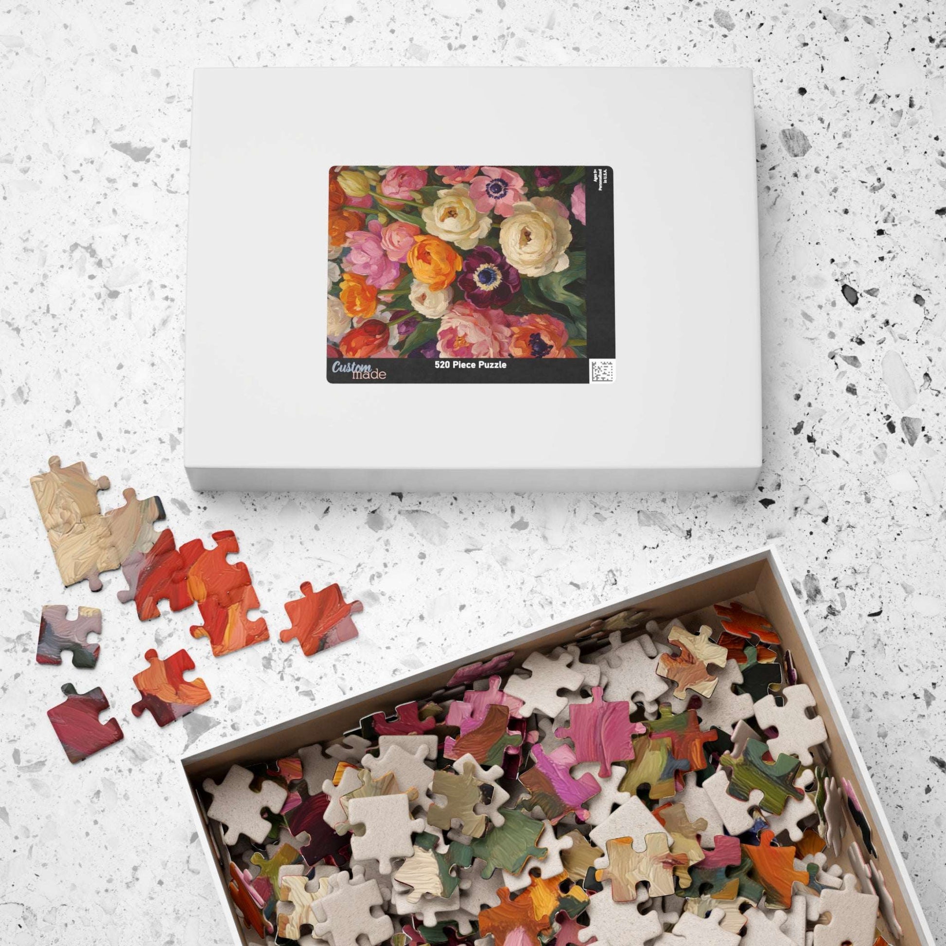 Vintage Floral Bouquet Puzzle | 110-1014 Piece Jigsaw
