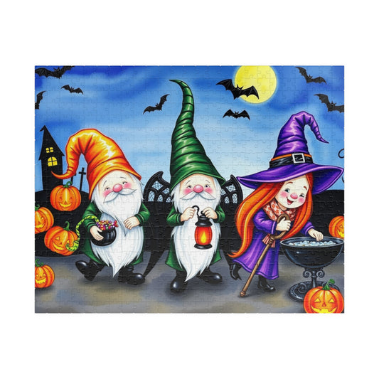 Trick-or-Treat Gnome Puzzle - Halloween-Themed Jigsaw Game 520 pcs (Horizontal) Puzzle The Puzzle Chest