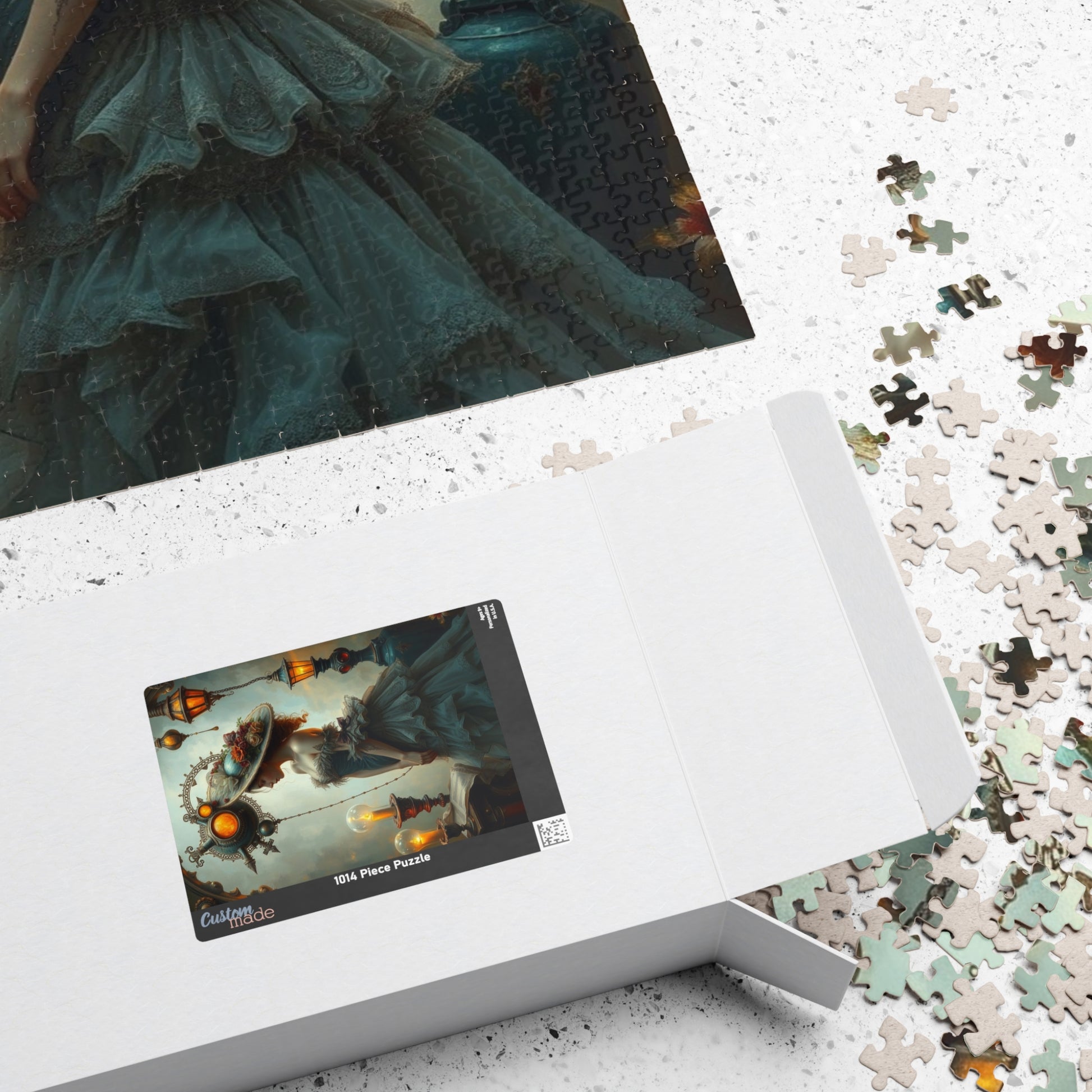 Steampunk Puzzle: Enchanting Design for Puzzle Lovers, Frameable Decor, Gift for Art Lover, Family Game Night Activity, Unique Art Piece Puzzle The Puzzle Chest