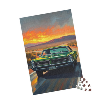 Vintage Car Puzzle - 1966 GTO, Nostalgic Jigsaw Puzzle Puzzle The Puzzle Chest