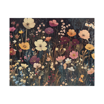 Wildflower Meadow Jigsaw Puzzle — Floral Art Puzzle