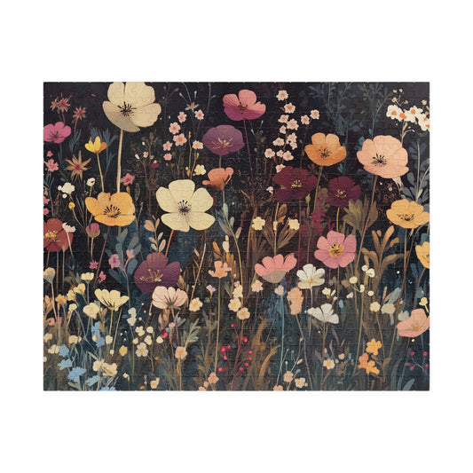 Wildflower Meadow Jigsaw Puzzle — Floral Art Puzzle