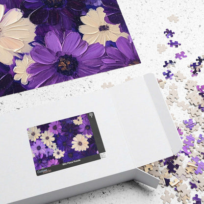 Purple Daisy Floral Puzzle 110-1014 Piece | Floral Jigsaw Puzzle
