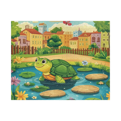 Smiling Turtle Pond Puzzle | Cute Animal Jigsaw Game Puzzle The Puzzle Chest