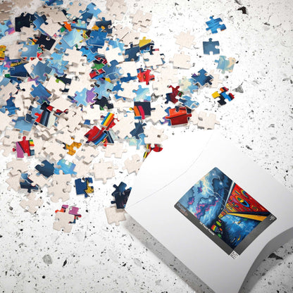 Colorful Urban Art Puzzle - 110, 252, 520, 1014 Pieces LGBTQ+ Jigsaw Game for Adults, Perfect Gift for Puzzle Lovers, Family Game Night, Puzzle The Puzzle Chest