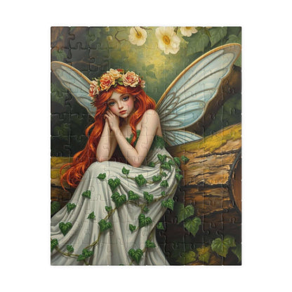Moss and Memory Whimsical Fairy Puzzle - Enchanting 110-1014 Piece Jigsaw for Relaxation, Gift for Fantasy Lovers, Home Decor, Family Fun 110 pcs (Vertical) Puzzle The Puzzle Chest