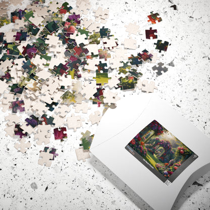 Serene Garden Jigsaw Puzzle, 110-1014 Piece Floral Design, Perfect for Family Game Night, Nature Lover Flower Enthusiast Gift Puzzle The Puzzle Chest
