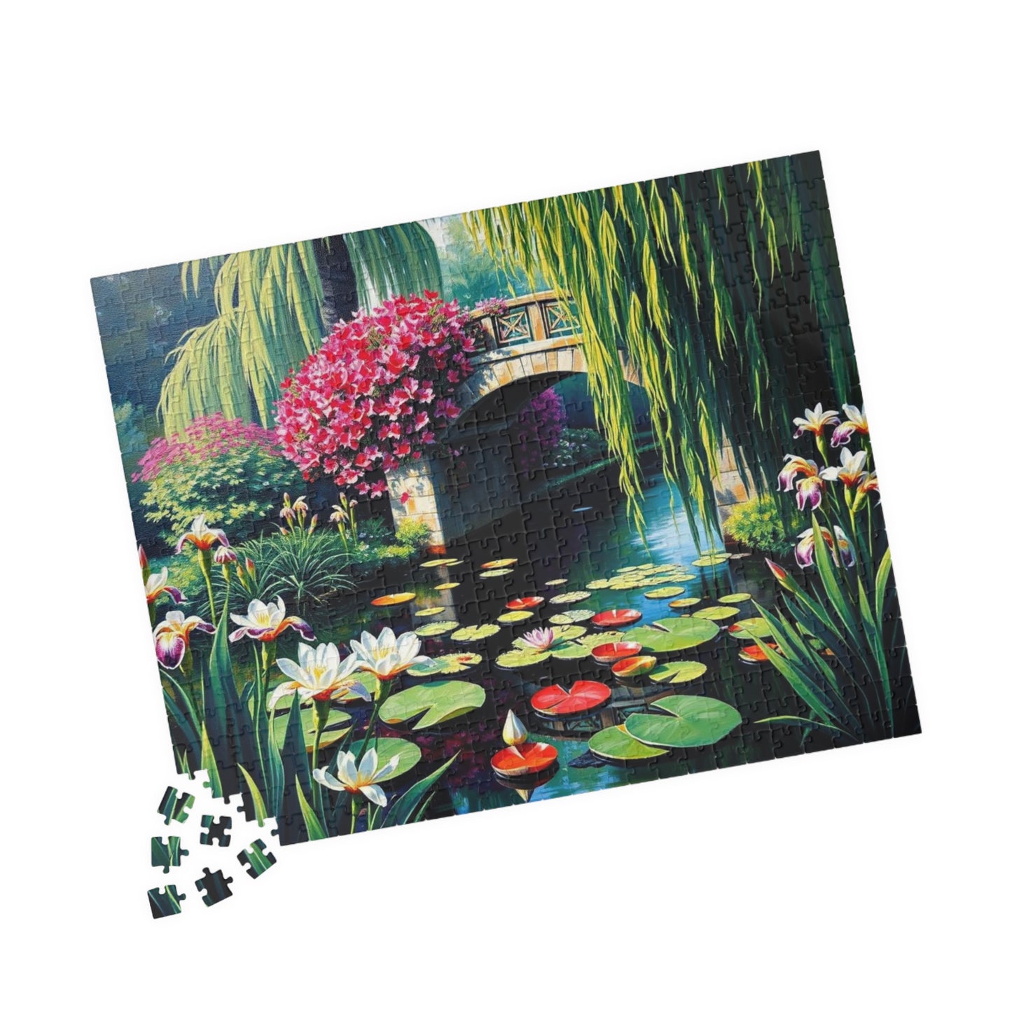 Serene Garden Puzzle - 110-1014 Piece Landscape Jigsaw Game, Gift for Nature Lovers, Family Game Night, Mindfulness Activity Puzzle The Puzzle Chest