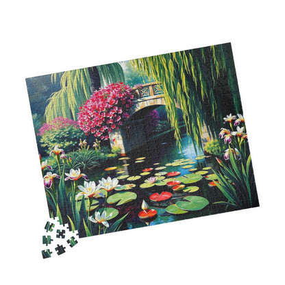 Serene Garden Puzzle - 110-1014 Piece Landscape Jigsaw Game, Gift for Nature Lovers, Family Game Night, Mindfulness Activity Puzzle The Puzzle Chest