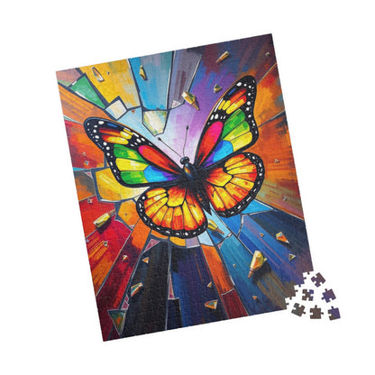 Colorful Butterfly Jigsaw Puzzle - 110, 252, 520, 1014-Piece, Stress Relief Game, Fun Family or Solo Activity, Home Entertainment Gift Idea