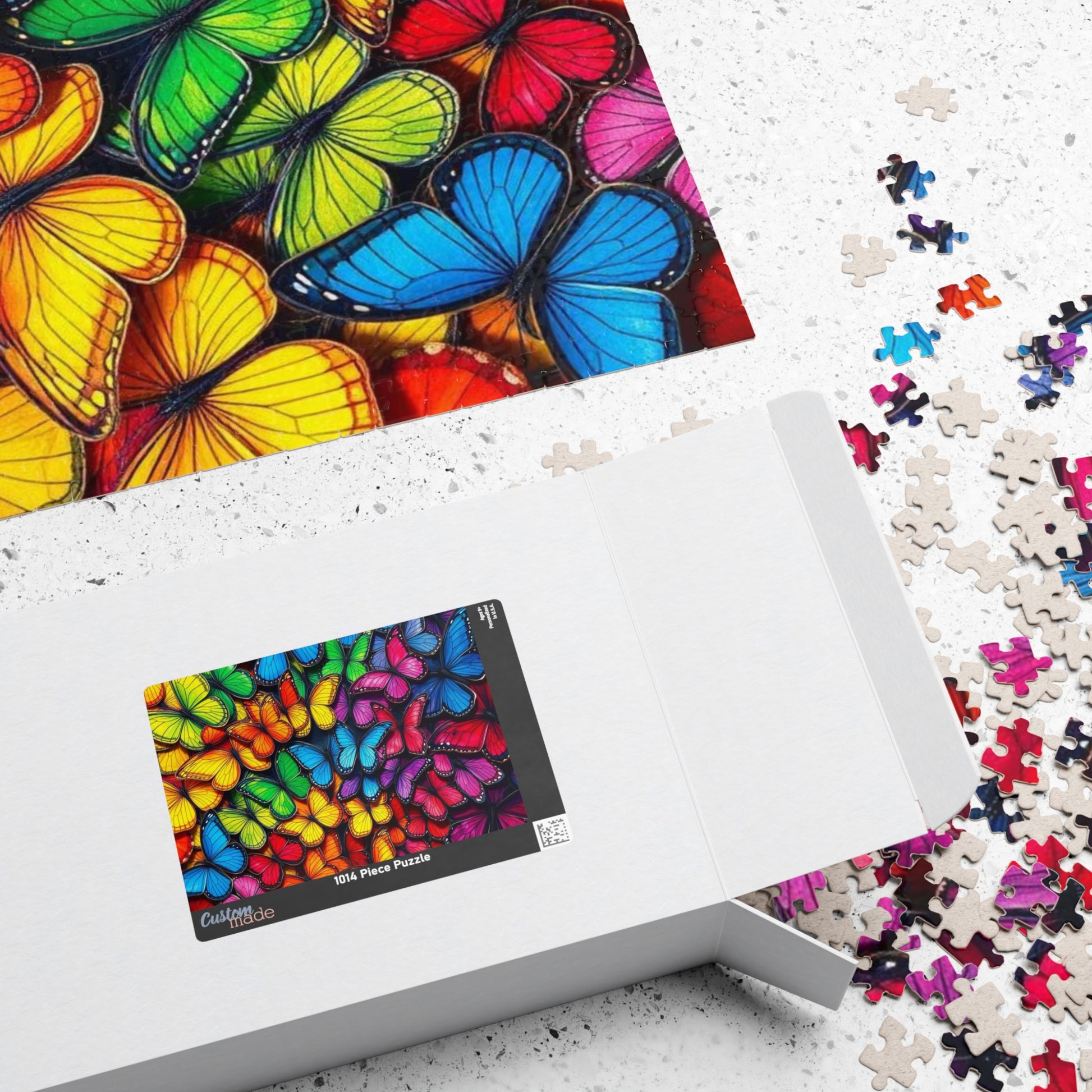 Wings of Pride Jigsaw Puzzle, Rainbow Butterfly Puzzle, LGBTQ Puzzle, Pride Month Gift for Friend, Mindfulness Activities, 100 - 1000 Pieces Puzzle The Puzzle Chest