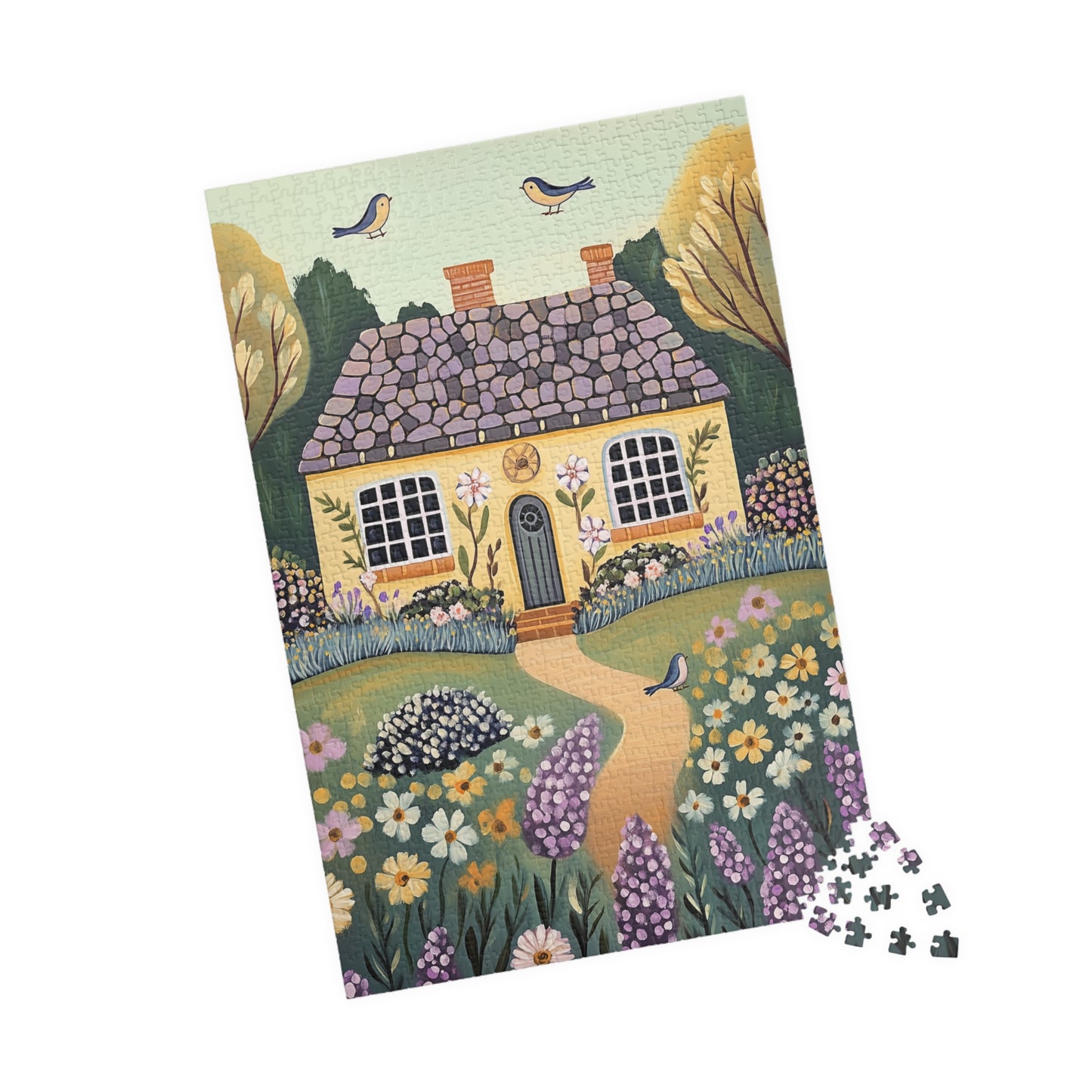 Cottage Garden Jigsaw Puzzle 1014 pcs (Vertical) Puzzle The Puzzle Chest