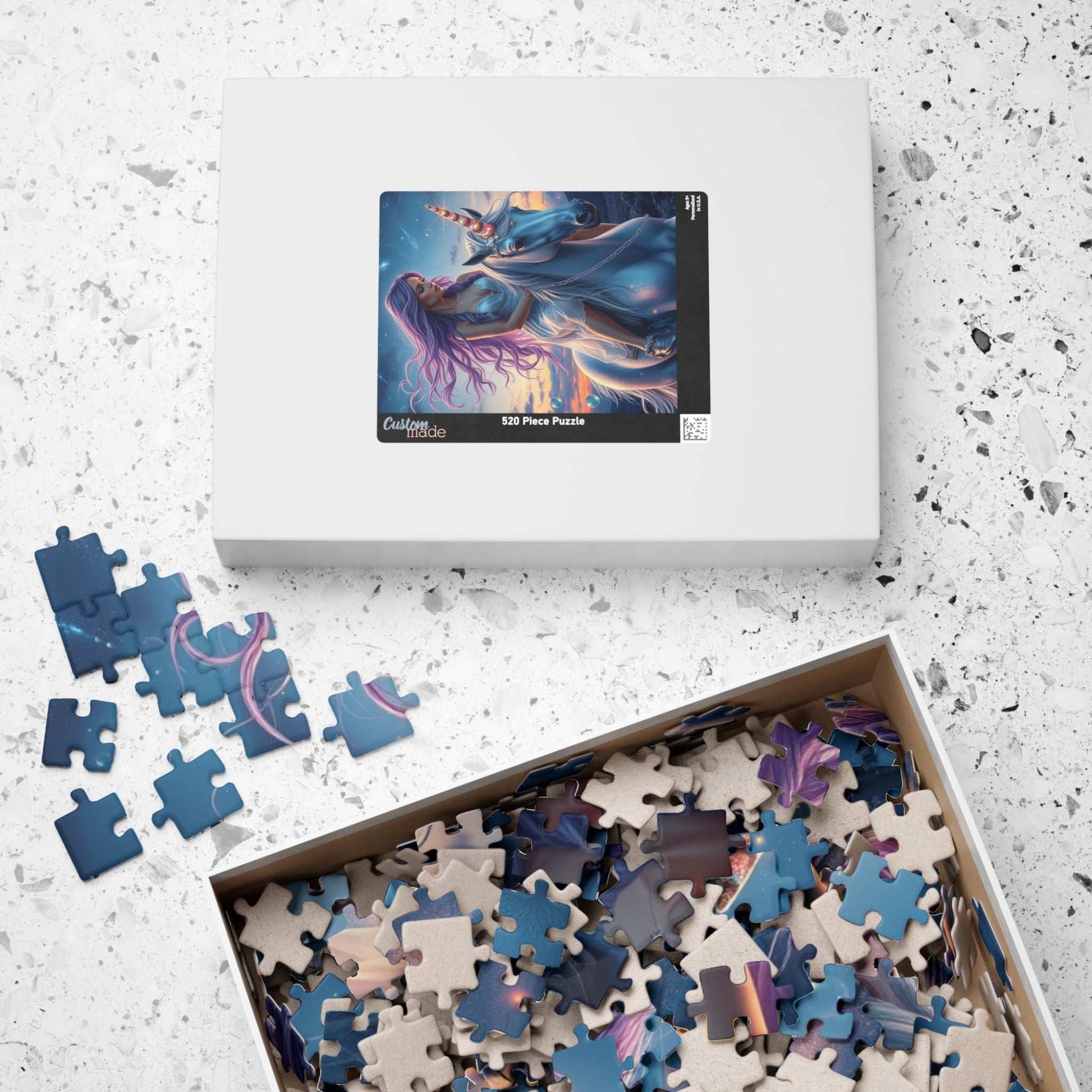 Magical Unicorn Puzzle - Fun and Enchanting, Perfect for Family Time or Solo Fun, Creative Gift for Friend, Fantasy Lover, Puzzle Enthusiast Puzzle The Puzzle Chest