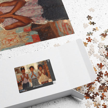Black Children Praying Puzzle | Afrocentric Jigsaw Game