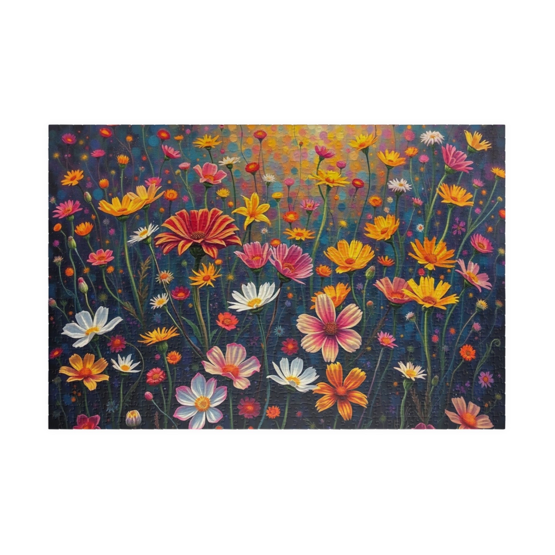 Floral Garden Puzzle, Jigsaw Puzzle for Adults, Fun Family Activity, Gift for Birthday, Relaxing Indoor Game, Brain Teaser, Mindfulness 1014 pcs (Horizontal) Puzzle The Puzzle Chest