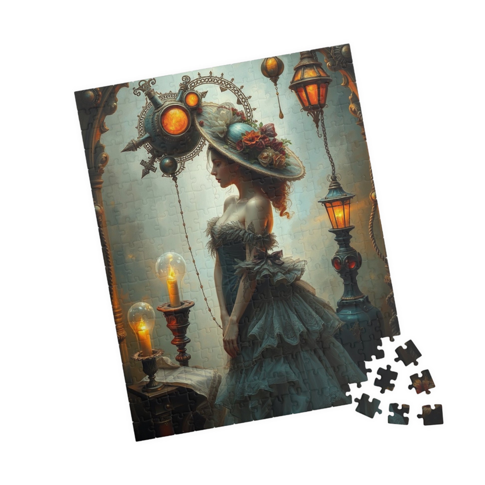 Steampunk Puzzle: Enchanting Design for Puzzle Lovers, Frameable Decor, Gift for Art Lover, Family Game Night Activity, Unique Art Piece Puzzle The Puzzle Chest
