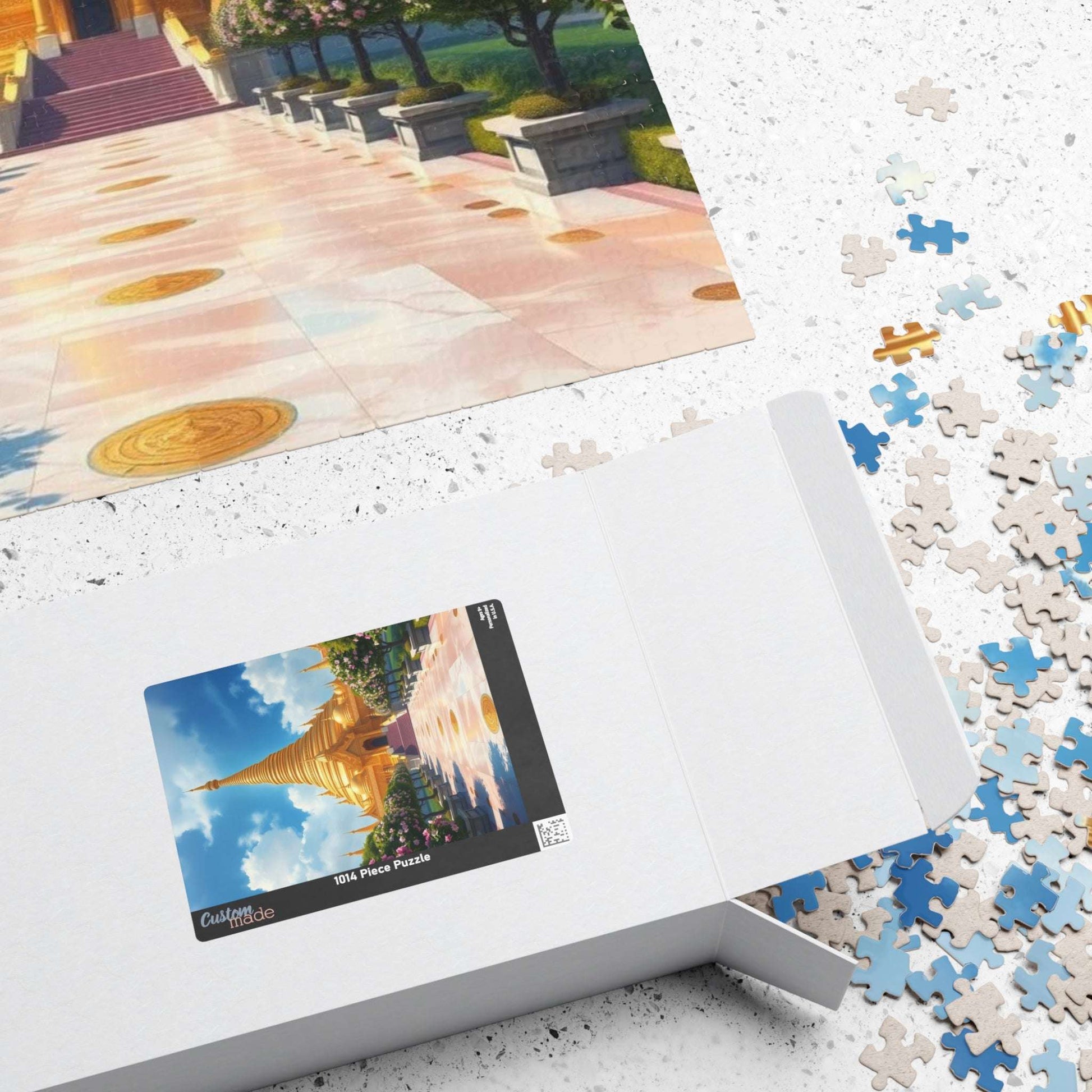 Golden Temple Puzzle – Jigsaw of Harmandir Sahib in Amritsar India, Sikh Landmark Puzzle The Puzzle Chest