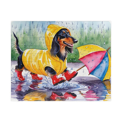 Dachshund Jigsaw Puzzle for Adults, 110/252/520/1014-Piece, Perfect for Dog Lovers, Family Fun, Gifts, Rainy Day Play, Pet-Themed Decor 110 pcs (Horizontal) Puzzle The Puzzle Chest