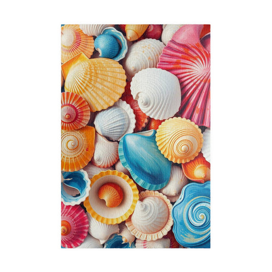 Chaotic Seashell Jigsaw Puzzle - Beach Themed Collage, Ideal for Family Game Nights, Creative Hobby, Holiday Birthday Gift for Ocean Lovers 1014 pcs (Vertical) The Puzzle Chest
