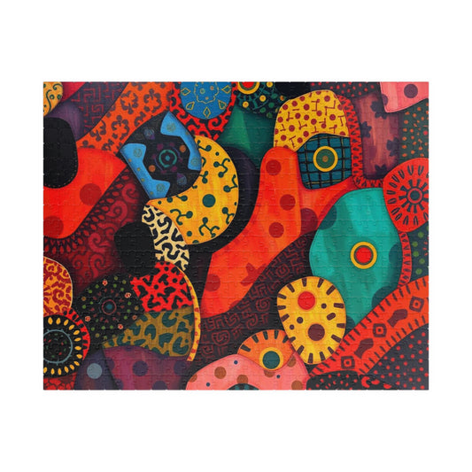 Colorful Abstract Art Puzzle for Adults - Perfect for Family Game Night, Solo Fun, Home Entertainment, Holiday or Birthday Gifts for Friends 520 pcs (Horizontal) Puzzle The Puzzle Chest