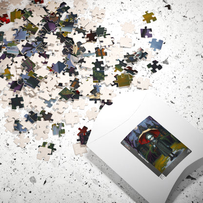Spooky Gothic Puzzle, Victorian Orphan Illustration Jigsaw Game, Mysterious Halloween Gift, Fun Family Activity, 110 252 520 1014-piece Puzzle The Puzzle Chest