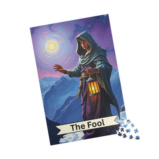 The Fool Tarot Puzzle: Mystical Meditation Jigsaw Puzzle