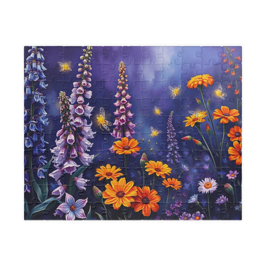 Floral Dreamscape Puzzle: 110-1014 Piece Flower Adult Jigsaw Game, Nature Lovers Gift, Fun Family Game Night, Solo Entertainment, Mindful 110 pcs (Horizontal) Puzzle The Puzzle Chest