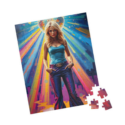 Disco Vibe Jigsaw Puzzle - 110 to 1014 Pieces, Retro Artwork Pop Art, Perfect Gift for Nostalgia Lovers, Party Entertainment, Family Fun Puzzle The Puzzle Chest