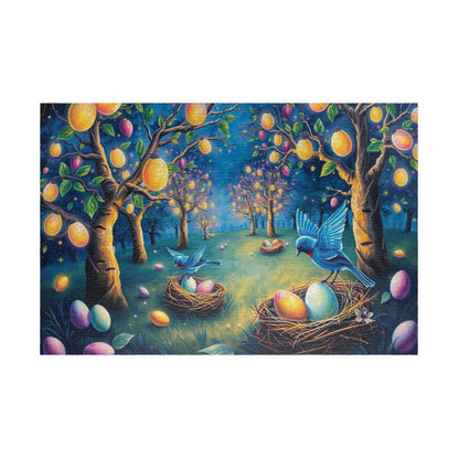Springtime Nesting Birds Puzzle, Easter Theme Jigsaw Game for Adult Puzzle Lovers, Family Activity, Birthday Holiday Gift for Friends 1014 pcs (Horizontal) Puzzle The Puzzle Chest