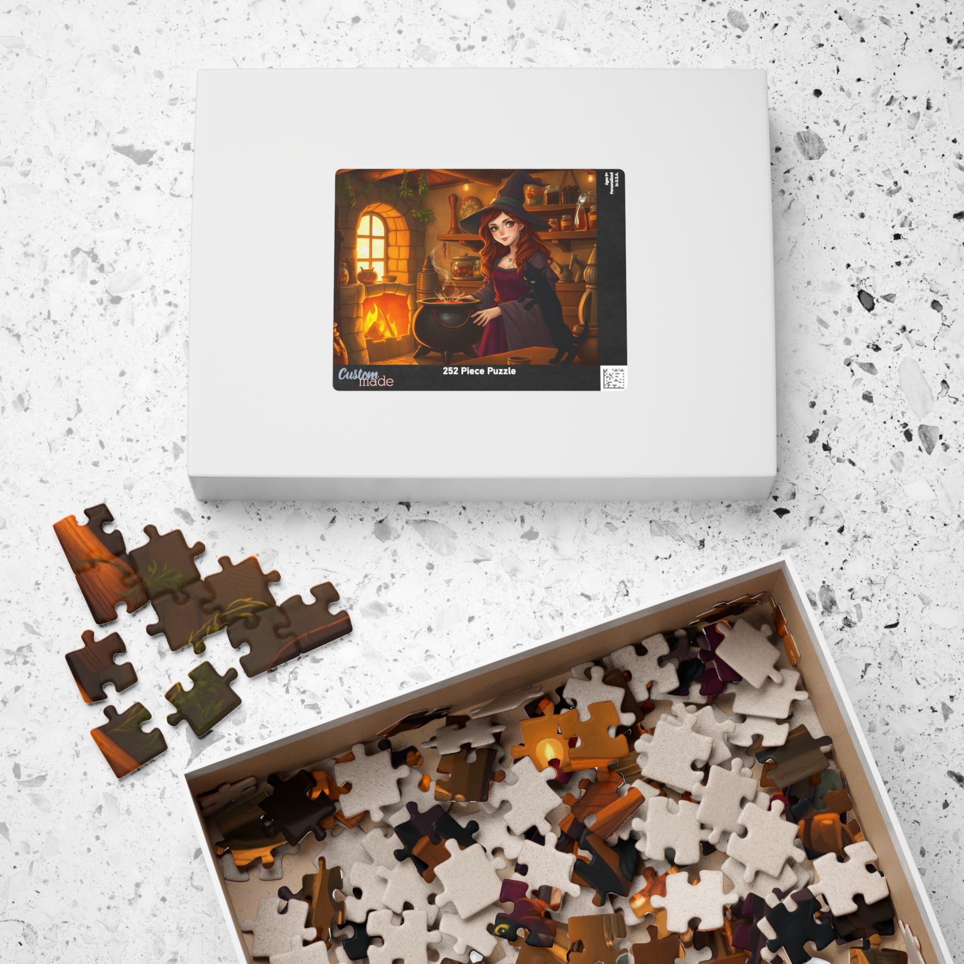 Enchanting Witch Jigsaw Puzzle for Cozy Nights, Perfect for Halloween, Solo Fun or Family Night, Gift for Puzzle Lovers Puzzle The Puzzle Chest