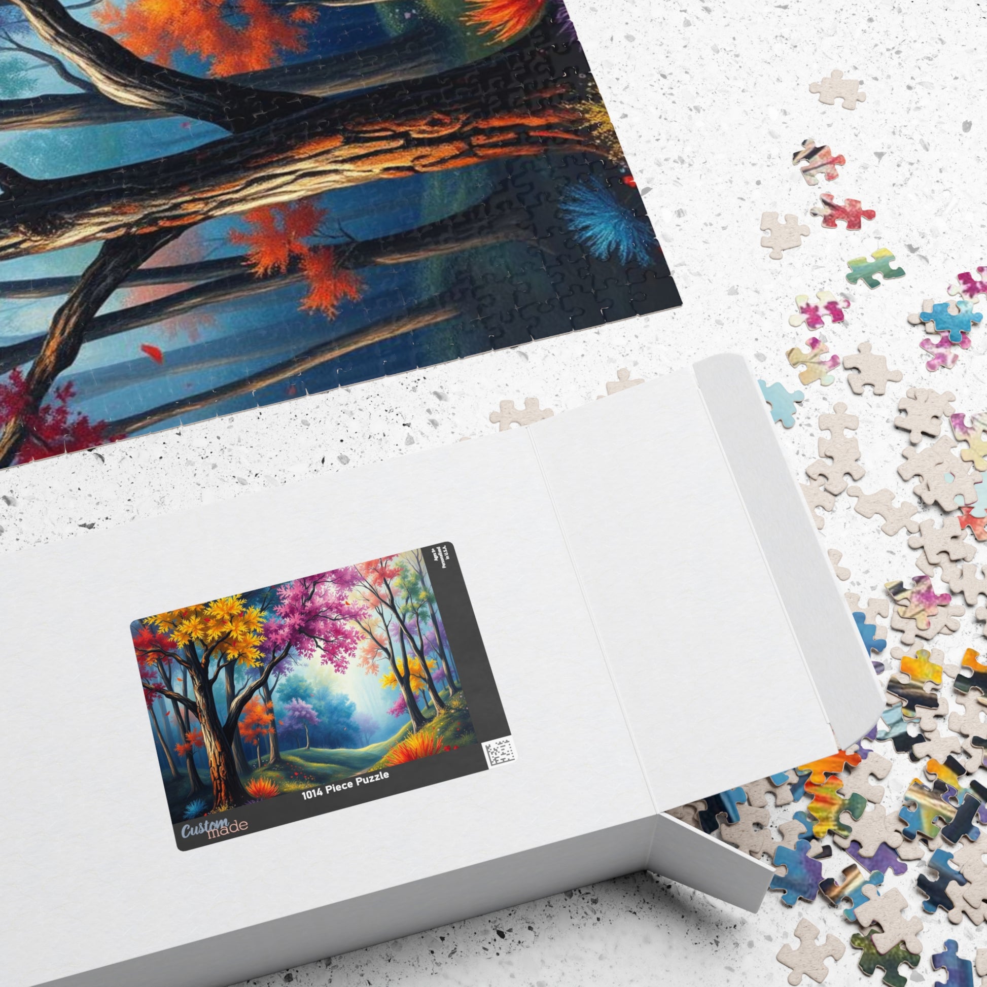 Autumn Forest Puzzle - 110, 252, 520, 1014-piece, Jigsaw Puzzle for Nature Lovers, Fall Decor, Family Activity, Gift for Puzzle Enthusiasts Puzzle The Puzzle Chest