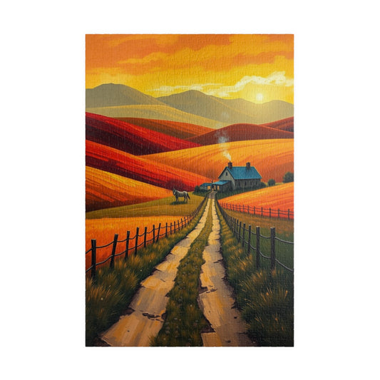 Scenic Landscape Puzzle, Relaxation Jigsaw Game, Fun Family Activity, Gift for Puzzle Lovers, Home Decor, 110-1014 pieces 1014 pcs (Vertical) Puzzle The Puzzle Chest