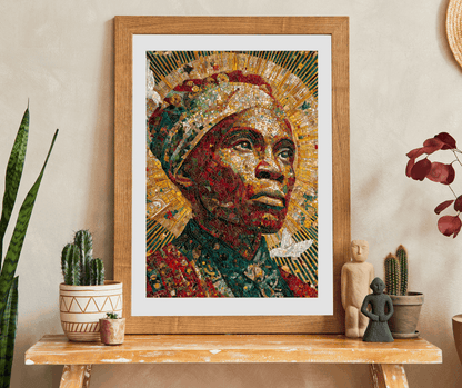 Harriet Tubman Empowering Art Puzzle - Historical Figure Jigsaw, Afrocentric Educational Gift, Black History Month Puzzle The Puzzle Chest
