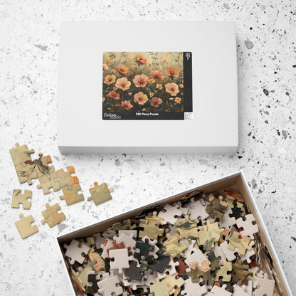 Vintage Floral Jigsaw Puzzle — Romantic Garden Puzzle