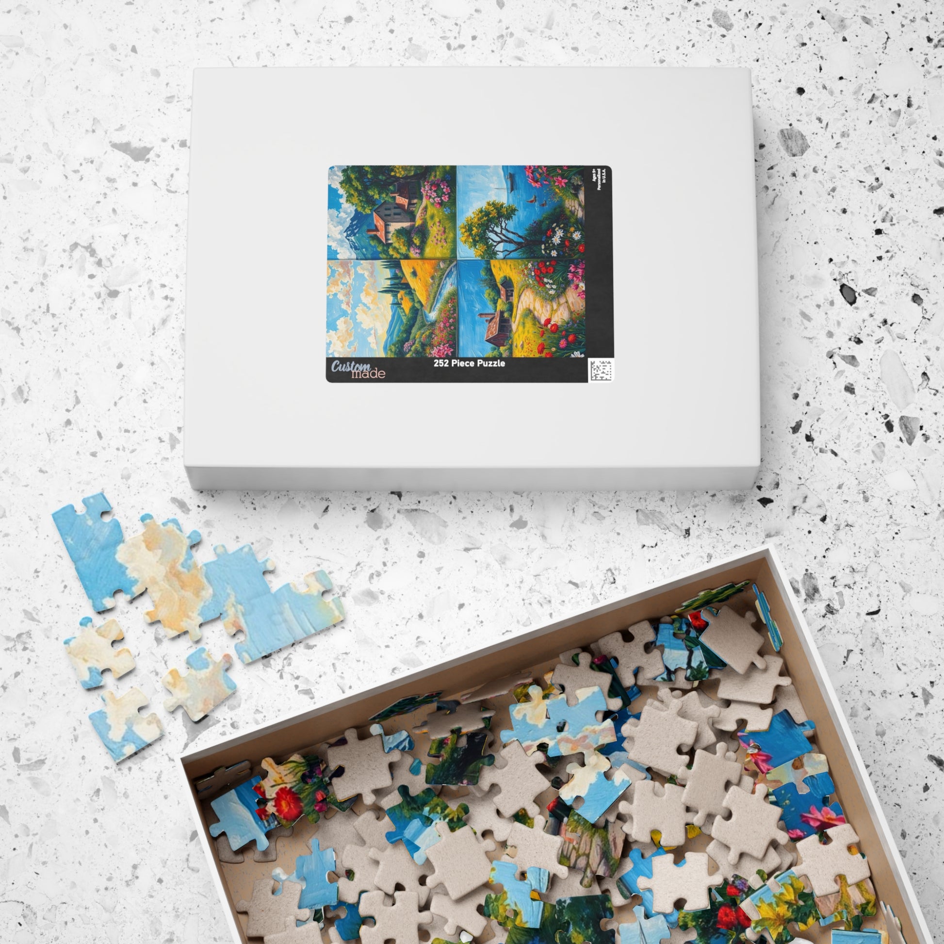 Summer Landscape Jigsaw Puzzle for Adults Creative Activity, Family Fun, Mind Challenge, Holiday Birthday Gift for Friends Puzzle The Puzzle Chest