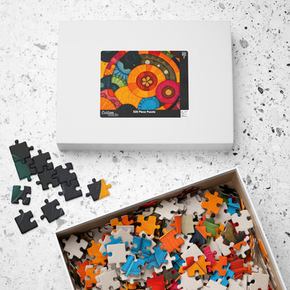 Vibrant Abstract Jigsaw Puzzle for Adults - Perfect for Family Game Night or Solo Fun, Gift for Art Lover, Home Entertainment Puzzle The Puzzle Chest