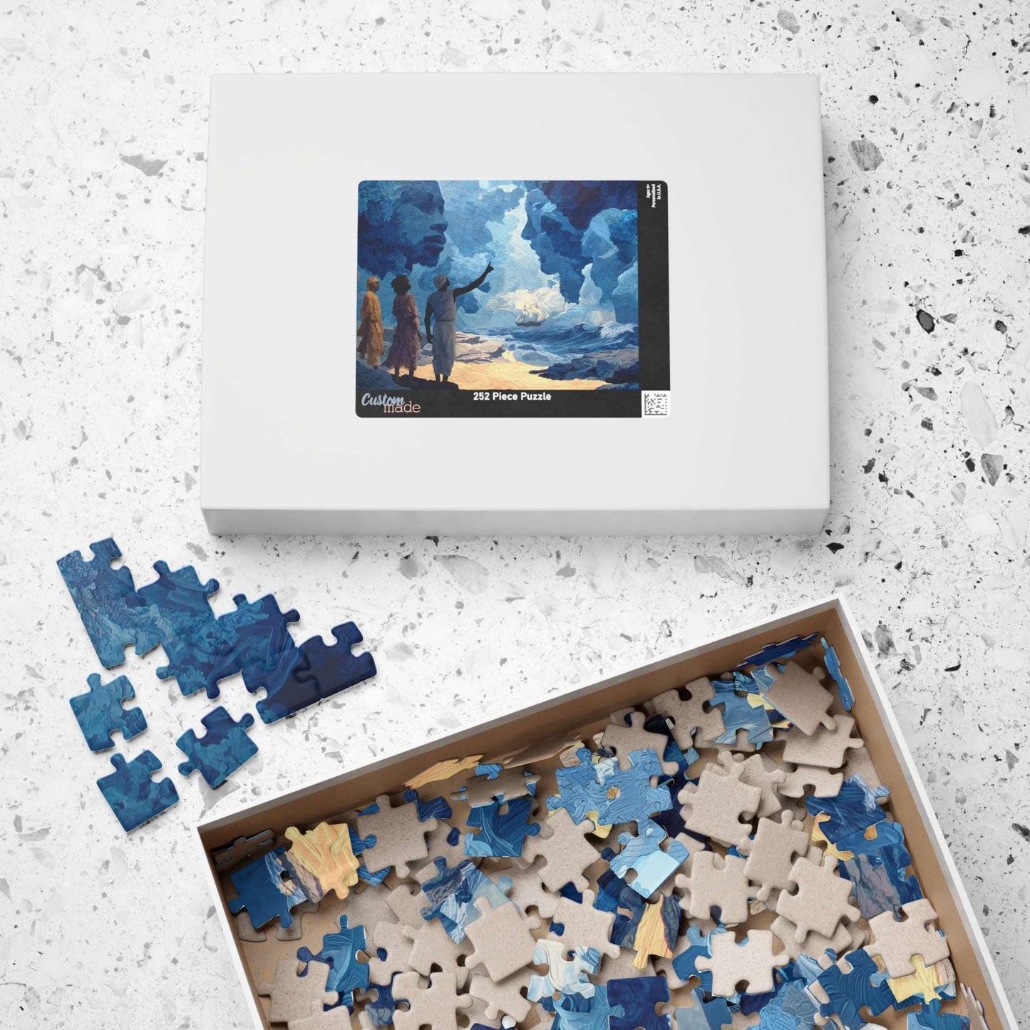 Ancestral Voyage Jigsaw Puzzle: Black Art, Afrocentric Artwork Puzzle The Puzzle Chest