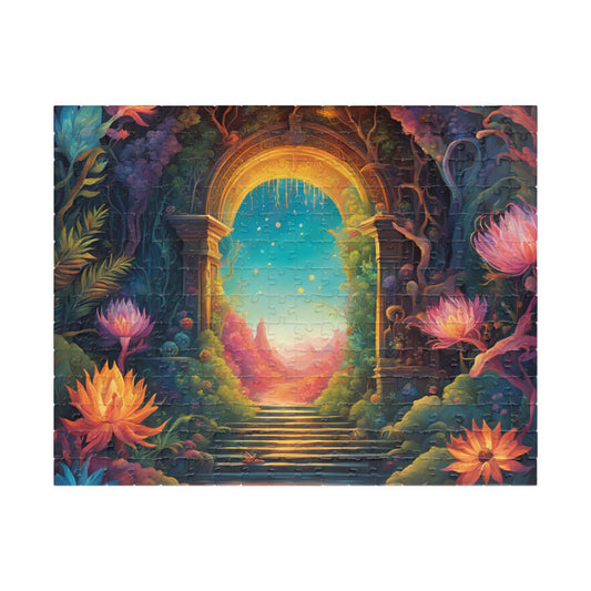 Fantasy Landscape Jigsaw Puzzle, Another World Portal 252 520 1014-Piece, Meditation Activity Stress Relief Game, Puzzle Lover Enthusiast 252 pcs (Horizontal) Puzzle The Puzzle Chest