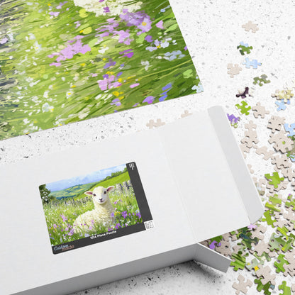 Spring Lamb Puzzle | Scenic Countryside Sheep Jigsaw 110-1014 Piece Puzzle The Puzzle Chest
