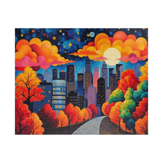 Manhattan New York City Skyline Jigsaw Puzzle | Adult Puzzle Game, Family Activity, Cityscape Puzzling Hobby Puzzle The Puzzle Chest