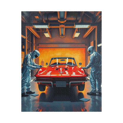 Classic Auto Restoration Puzzle, Nostalgic Vehicle Art Puzzle, Auto Enthusiast Gift 520 pcs (Vertical) Puzzle The Puzzle Chest