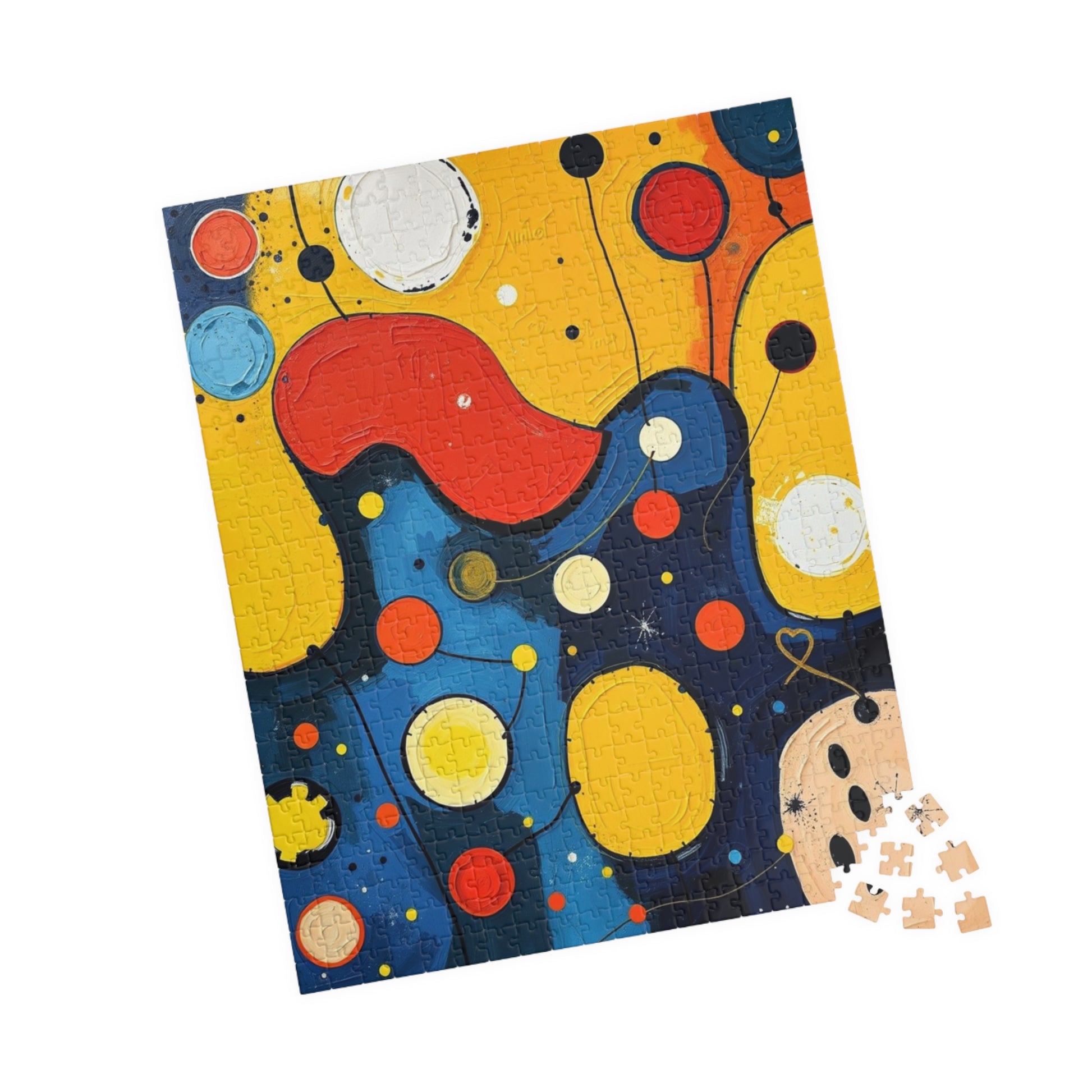 Colorful Abstract Puzzle - Modern Art Jigsaw Game Puzzle The Puzzle Chest