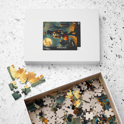 Nutcracker Midnight March - Spooky Halloween Puzzle, 110, 252, 520, 1014-piece Jigsaw Fun Family Activity, Holiday Birthday Gift for Friend