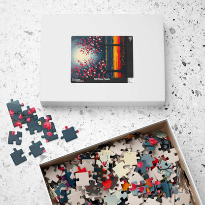 Colorful Landscape Jigsaw Puzzle, Home Activity, Gift for Nature Lover and Friends, Family Game Night Brain Teaser, Unique Wall Art Puzzle The Puzzle Chest