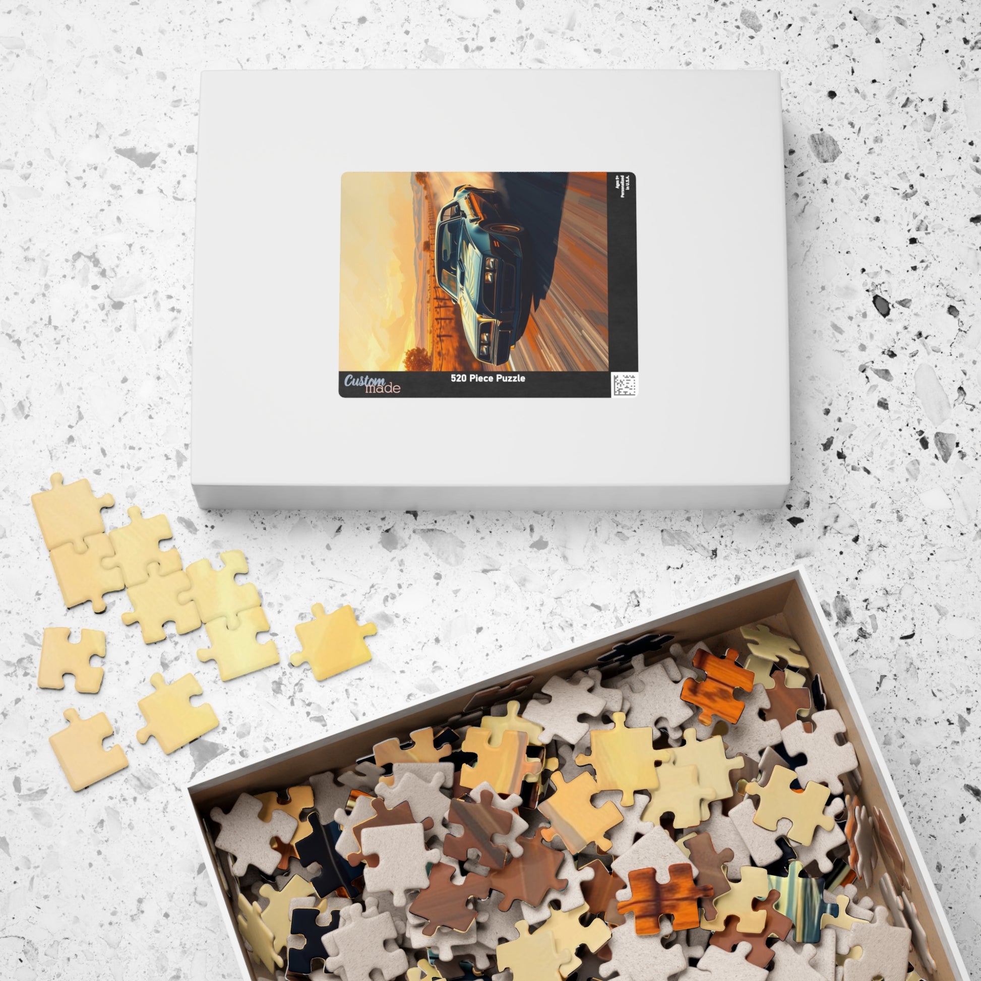 Vintage Car Jigsaw Puzzle - 1977 Firebird, Classic Auto Art Puzzle The Puzzle Chest