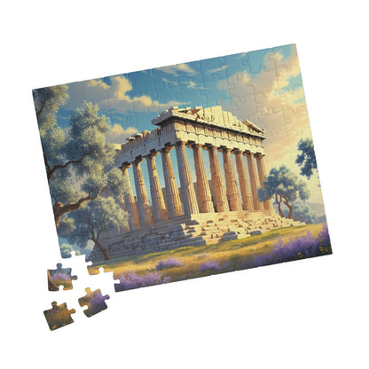 The Parthenon Jigsaw Puzzle - Athens Landmark, 110, 252, 520, 1014-piece Game Ideal for Game Nights, Solo Fun, Gift for Friends Puzzle The Puzzle Chest