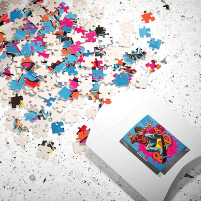 Skateboarder Puzzle - Pop Art Jigsaw Game, Fun Gift for Adult Puzzle Lovers, RAD Theme Puzzle Puzzle The Puzzle Chest