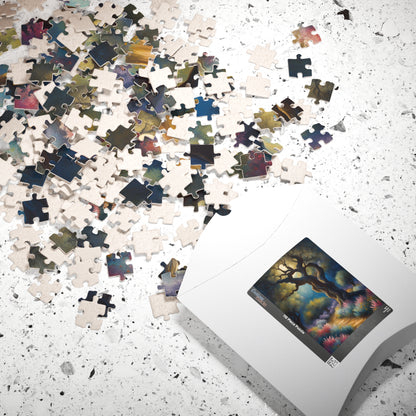 Garden of Gethsemane Olive Trees Jigsaw Puzzle, Religious Theme Faith-Based Tabletop Game, Meditation Activity, Stress Relief, Unique Gift Puzzle The Puzzle Chest